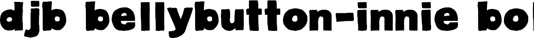 Preview image for DJB BellyButton-Innie Bold