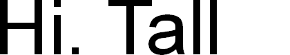 Preview image for Hi. Tall