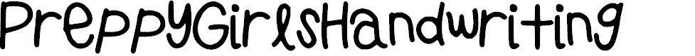 Preview image for PreppyGirlsHandwriting