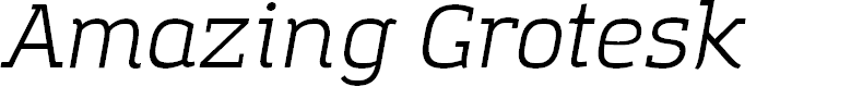 Preview image for Amazing Grotesk Italic