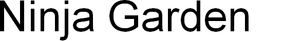 Preview image for Ninja Garden Gradient Italic