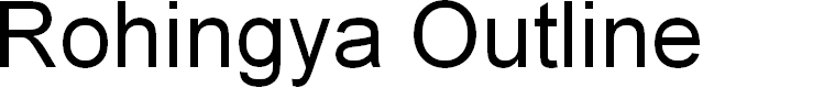 Preview image for Rohingya Outline