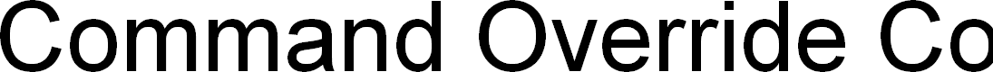 Preview image for Command Override Condensed