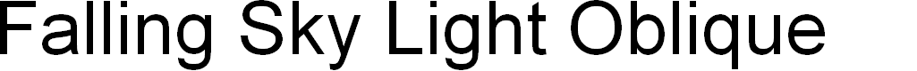 Preview image for Falling Sky Light Oblique