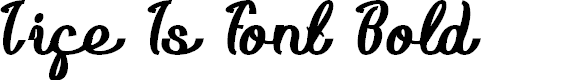 Preview image for Life Is Font Bold