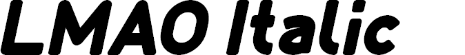 Preview image for LMAO Italic