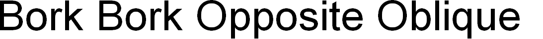 Preview image for Bork Bork Opposite Oblique