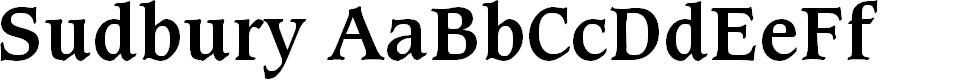 Preview image for Sudbury Book Bold