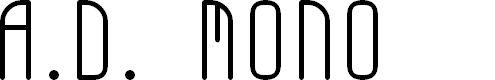 Preview image for A.D. MONO