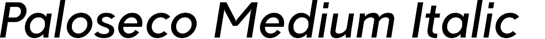 Preview image for Paloseco Medium Italic