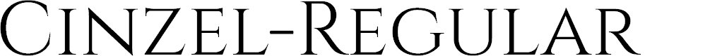 Preview image for Cinzel-Regular