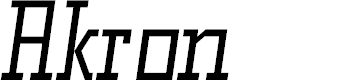 Preview image for Akron Serif NBP Italic