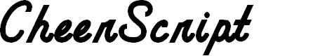 Preview image for CheerScriptEdgeBold