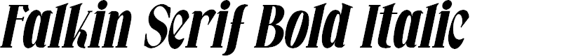 Preview image for Falkin Serif Bold Ital PERSONAL
