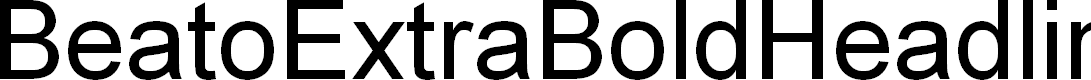 Preview image for Beato-ExtraBoldHeadline