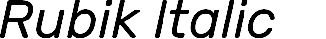 Preview image for Rubik Italic