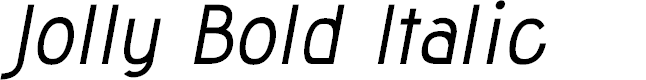 Preview image for Jolly Bold Italic