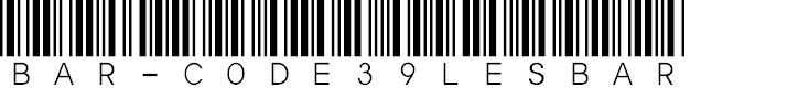 Preview image for Bar-Code 39 lesbar