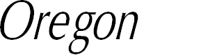 Preview image for Oregon LDO Condensed Oblique