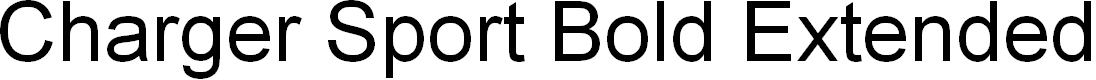 Preview image for Charger Sport Bold Extended Oblique
