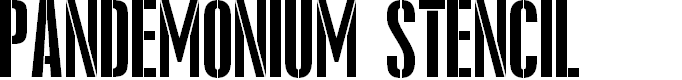Preview image for Pandemonium Stencil Regular