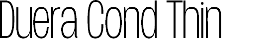 Preview image for Duera PERSONAL USE Condensed Thin