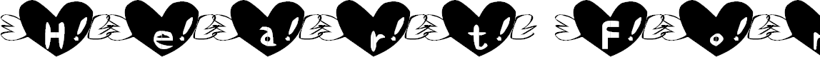 Preview image for Heart Font