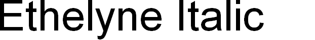 Preview image for Ethelyne Italic