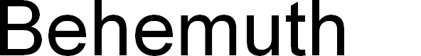 Preview image for Behemuth Font