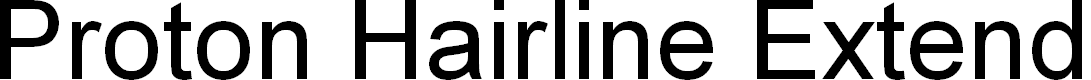 Preview image for Proton Hairline Extended Italic