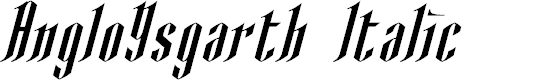 Preview image for AngloYsgarth Italic
