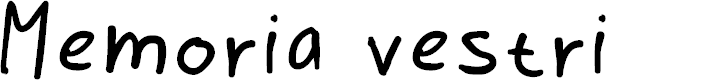 Preview image for Memoria vestri