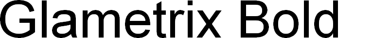 Preview image for Glametrix Bold