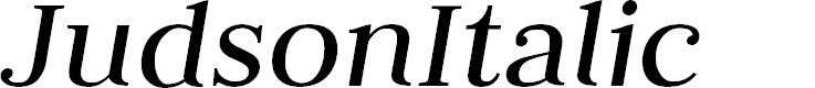 Preview image for JudsonItalic