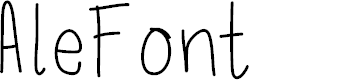 Preview image for AleFont