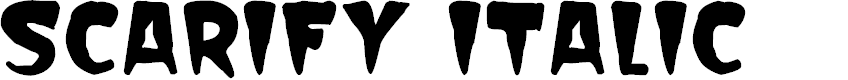 Preview image for Scarify Italic