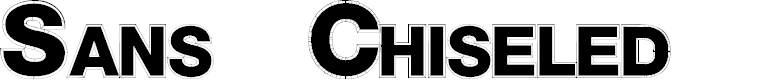 Preview image for SansChiseled ExtraBold