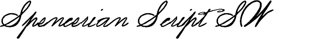 Preview image for Spencerian Script SW