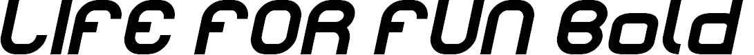 Preview image for LIFE FOR FUN Bold Italic