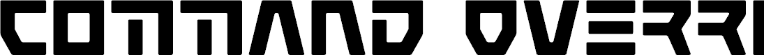 Preview image for Command Override Font