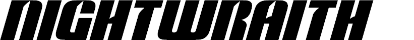 Preview image for Nightwraith Italic Font
