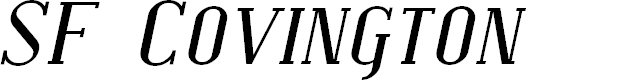 Preview image for SF Covington SC Exp Italic