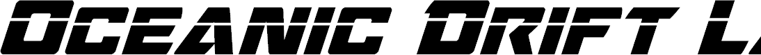 Preview image for Oceanic Drift Laser Italic
