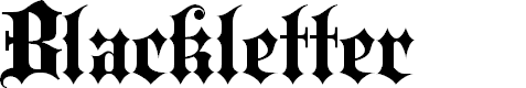 Preview image for Blackletter ExtraBold