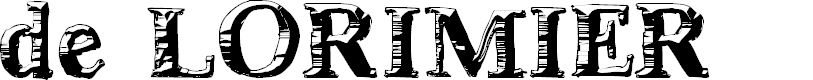 Preview image for deLorimier Regular