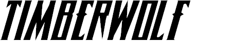 Preview image for Timberwolf Expanded Italic