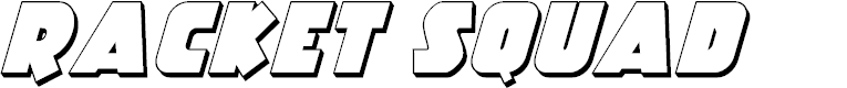 Preview image for Racket Squad 3D Italic