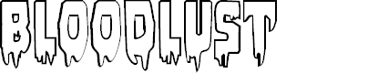 Preview image for Bloodlust Outline Regular