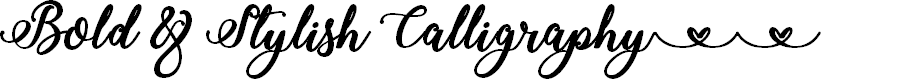 Preview image for Bold & Stylish Calligraphy