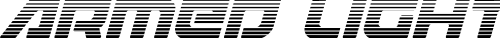 Preview image for Armed Lightning Gradient Italic